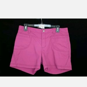Athleta Womens 12 Dipper Shorts Quick Dry Outdoor Hiking Magenta #739408